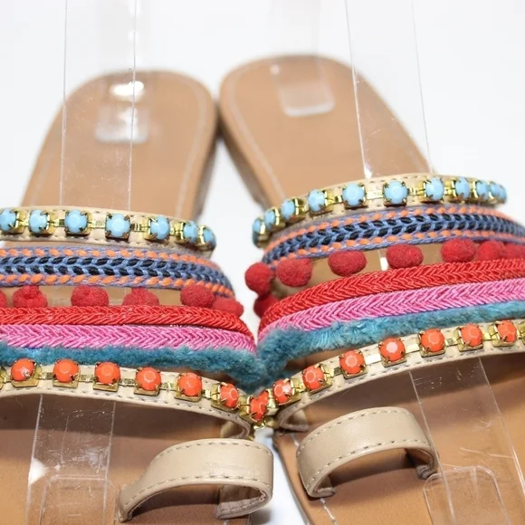 MOSSIMO Supply Co Strapy Colorful Flat Sandals - Picture 8 of 9